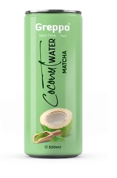 Greppo Oriģināls kokosriekstu ūdens ar mačas pulveri