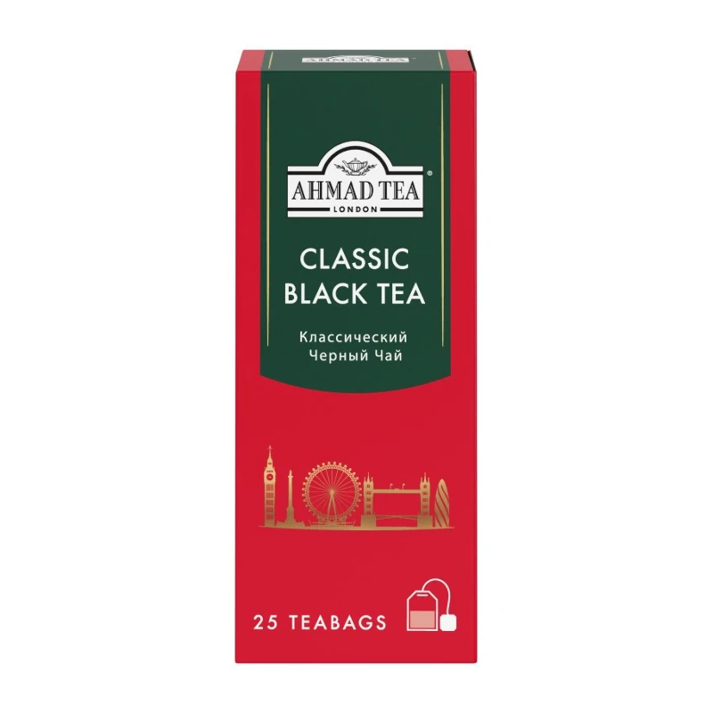 AHMAD Tēja  Classic Black Tea (25 gb  2 gr)