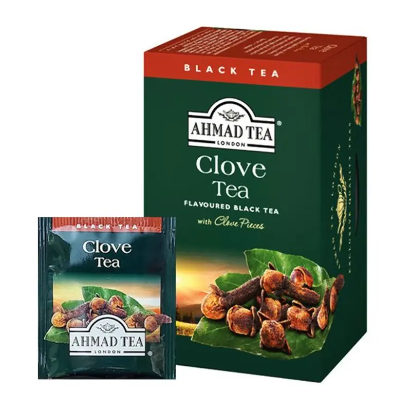 Чай с гвоздикой Black Tea AHMAD Clove в фольгированных пакетиках 20x2 г