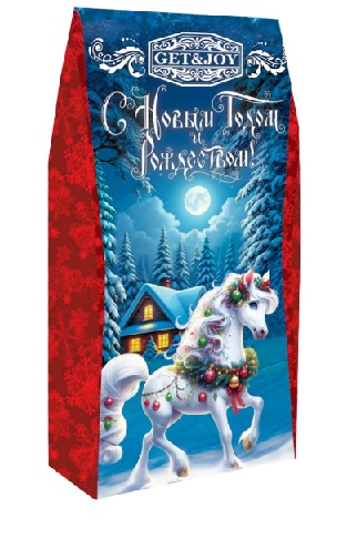 Черный крупнолистовой цейлонский чай в подарочной упаковке, символ 2026 года