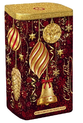 Чай Чёрный  - Праздничные украшения, красные