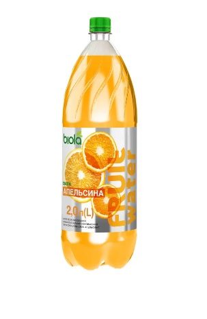 BiOLA Газированная вода со вкусом "Апельсин"