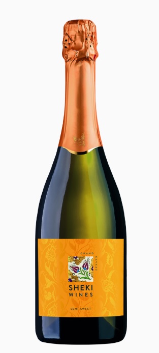 Sheki Quality Sparkling Wine White Semi-Sweet 12.5%