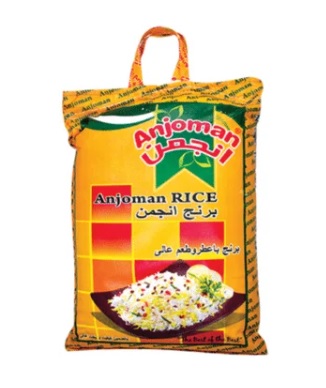 Anjoman Sella 1121 Premium Basmati rīsi, zelta iepakojumā
