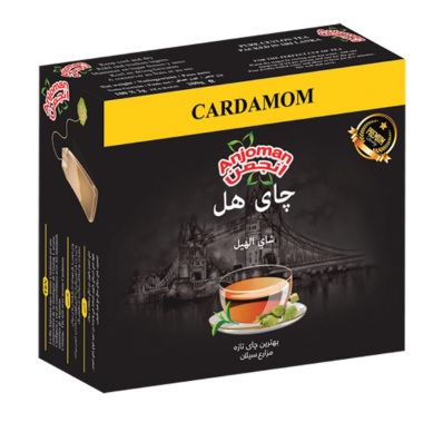Anjoman melnā tēja ar kardamonu (100 gab. x 2 g)