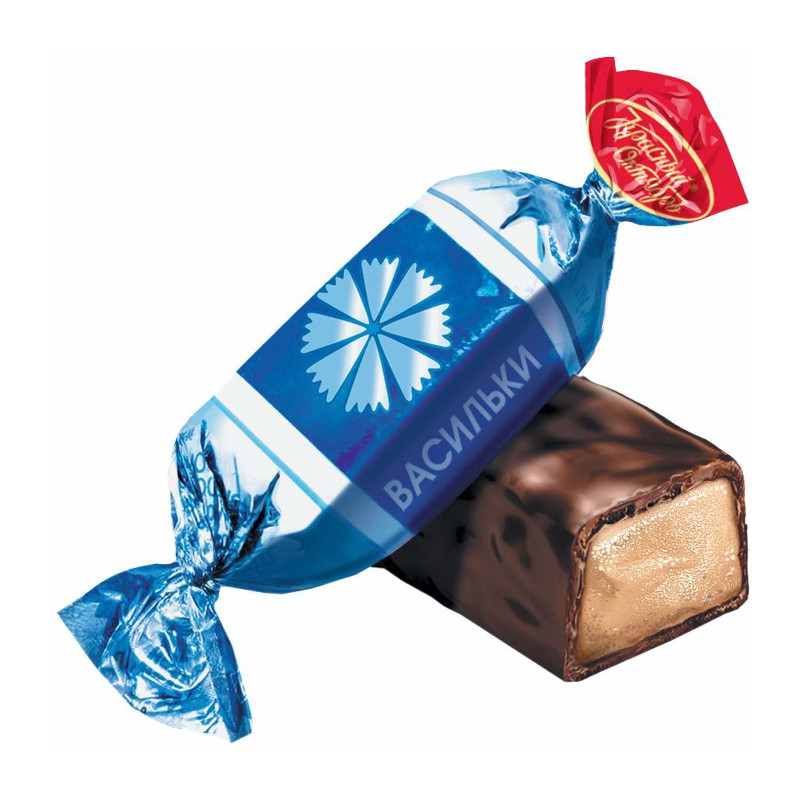 Конфеты шоколадные "Красный Октябрь" "Васильки"