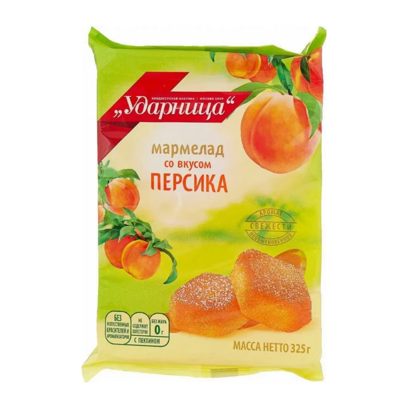 Мармелад желейный со вкусом персика с сахаром