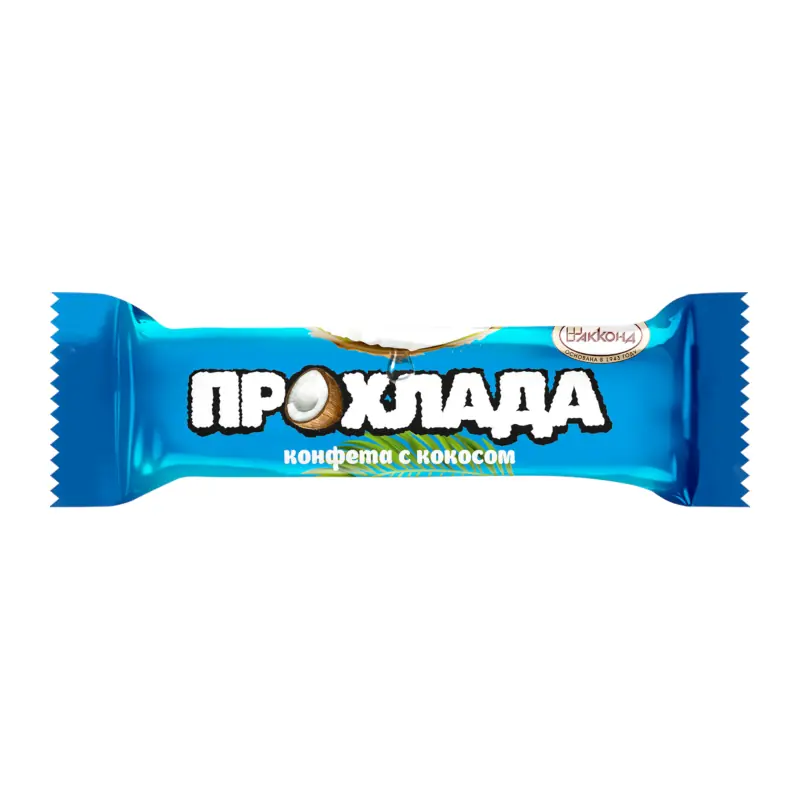 Конфеты весовые в шоколадной глазури "АККОНД" "Прохлада" с кокосом