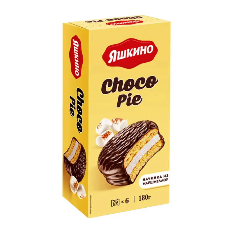 "Jaškino" sendviča cepumi "Choco Pie"