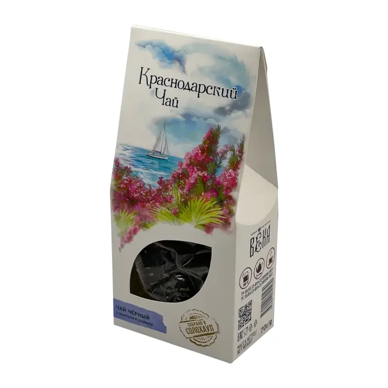 Чай чёрный с чабрецом и душицей