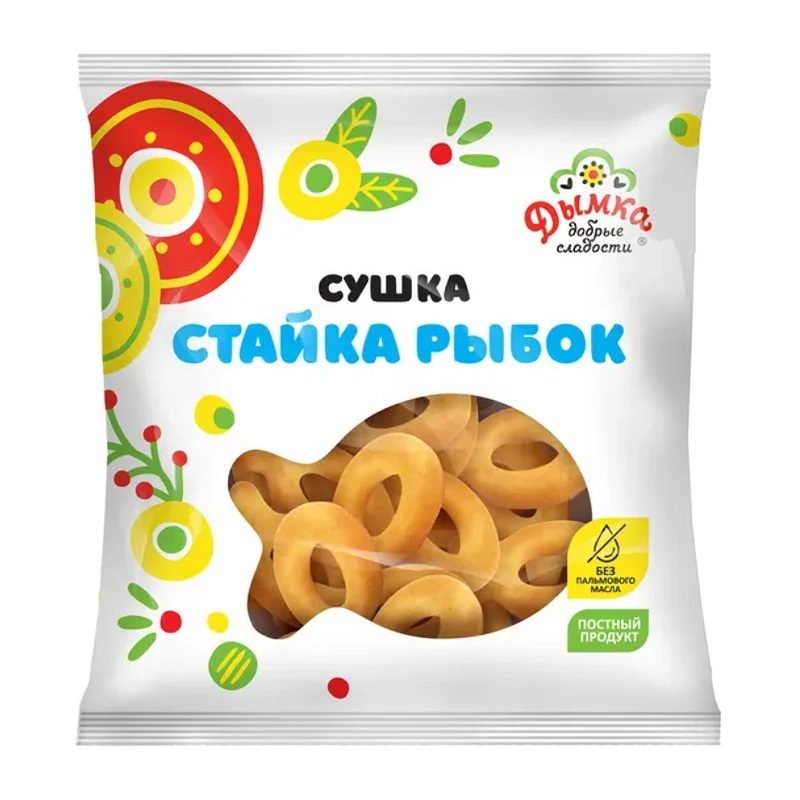 Изделия хлебобулочные бараночные Сушка "Стайка рыбок"