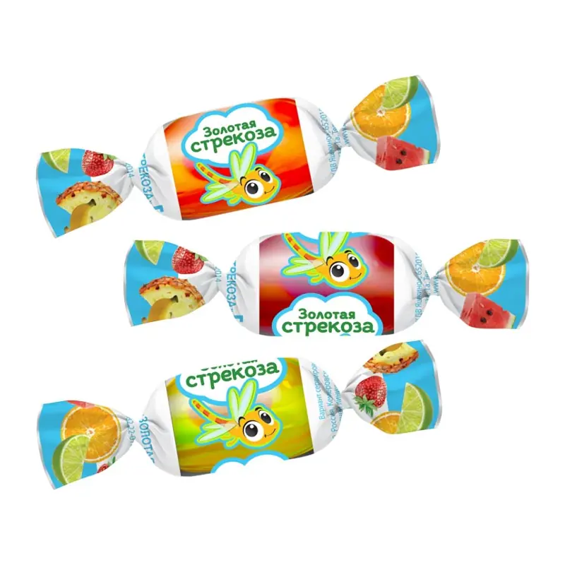 Конфеты желейные «Золотая стрекоза» с соком