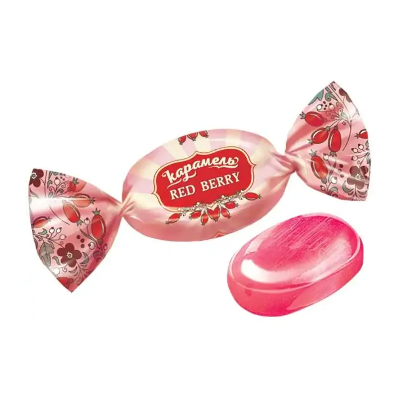 KDV karameļu konfektes "Red berry" ledenes Bārbele
