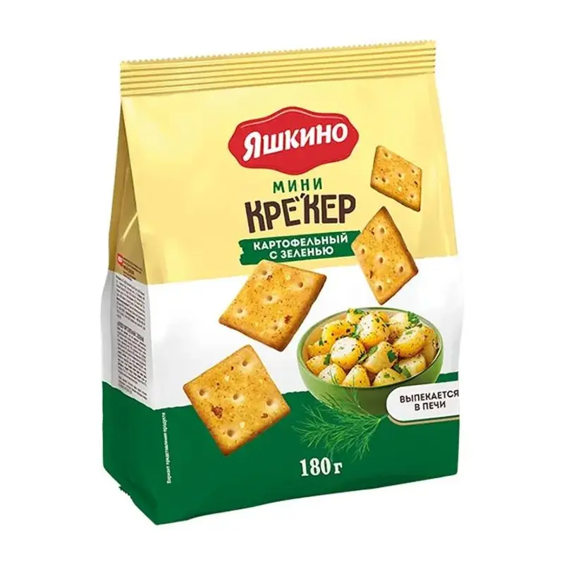 Mini krekeri "Jaškino" kartupeļu  ar garšaugiem