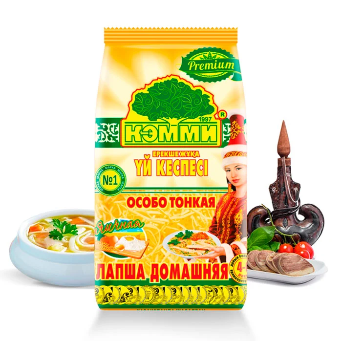 Homemade noodles "Premium"  №1 egg extra thin KEMMI