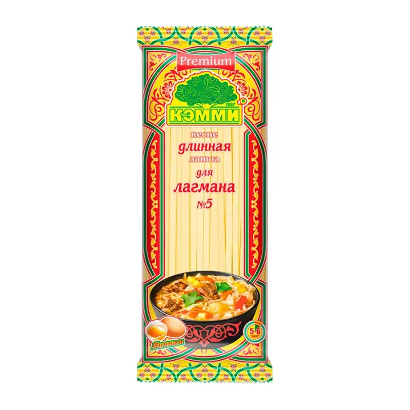 KEMMI Long Egg Noodles for Lagman No. 5