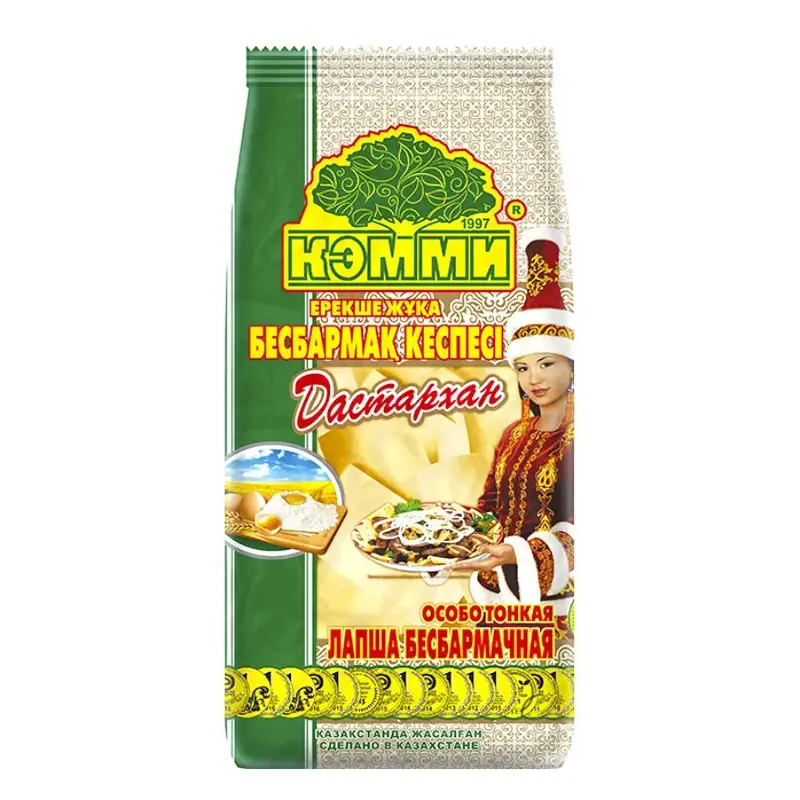 "Dastarkhan" extra-thin egg noodles for Beshbarmak KEMMI