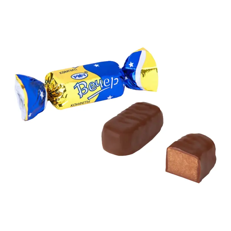 "RAHAT" "Vakars" šokolādes konfektes ar krēmīgu fondanta vidu