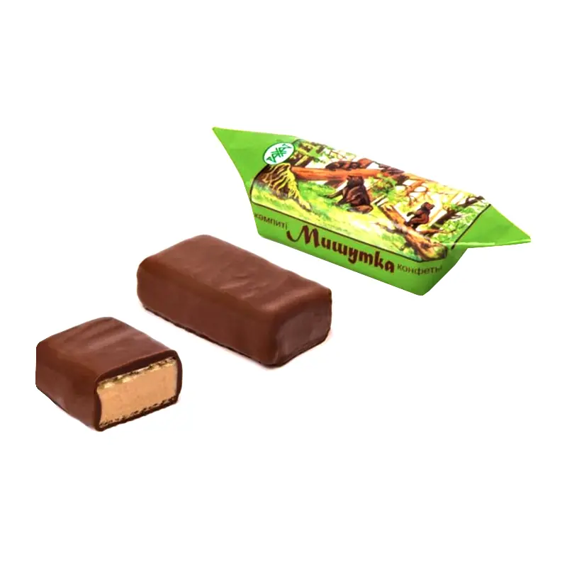 Конфеты вафельные шоколадные "РАХАТ" "Мишутка" пралиновые