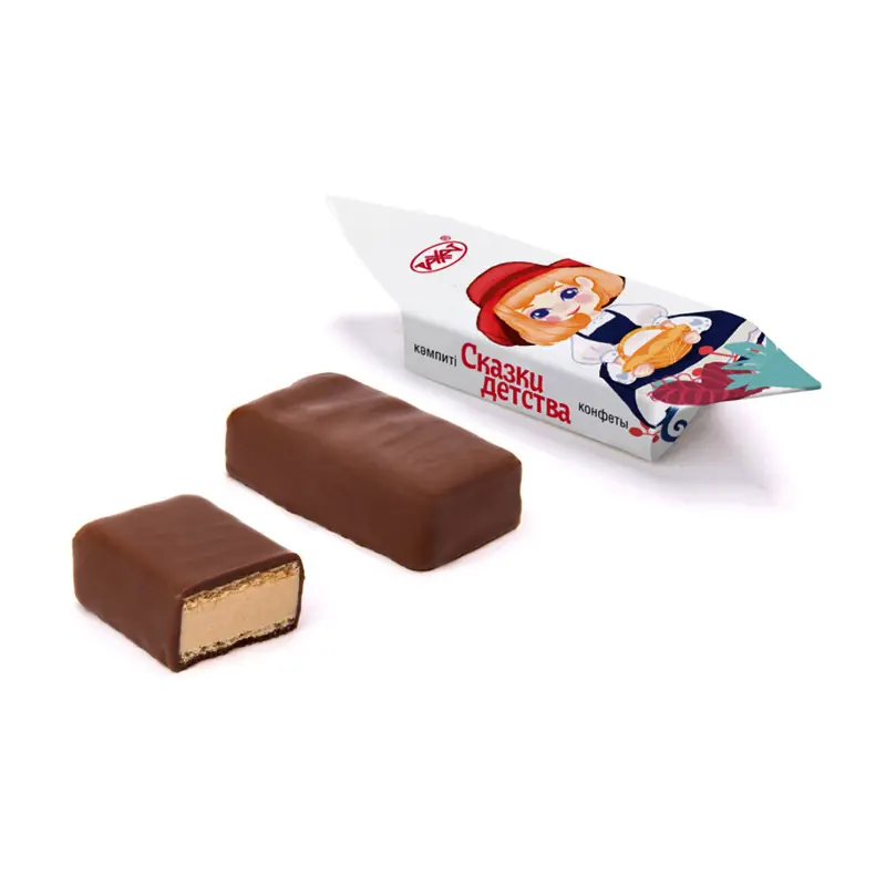 Конфеты "РАХАТ" "Сказки детства" глазированные с пралиновой начинкой