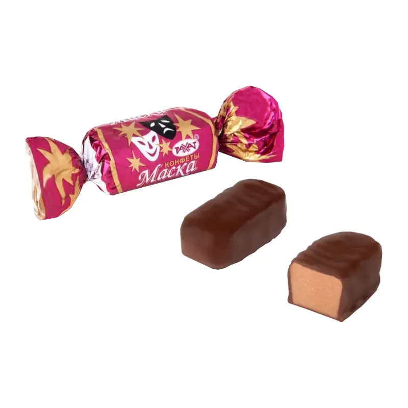Šokolādes konfektes "RAHAT" "Maska" piena pralinē