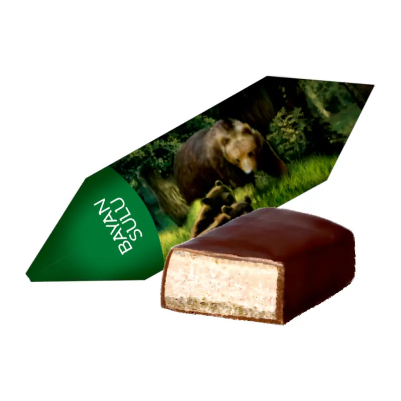 Глазированные вафельные конфеты "Лесные жители" "BAYAN SULU"