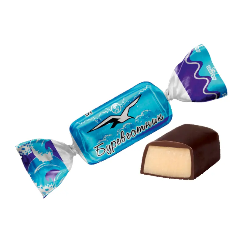 Конфеты глазированные "Bayan Sulu" "Буревестник" помадные с крем-брюле