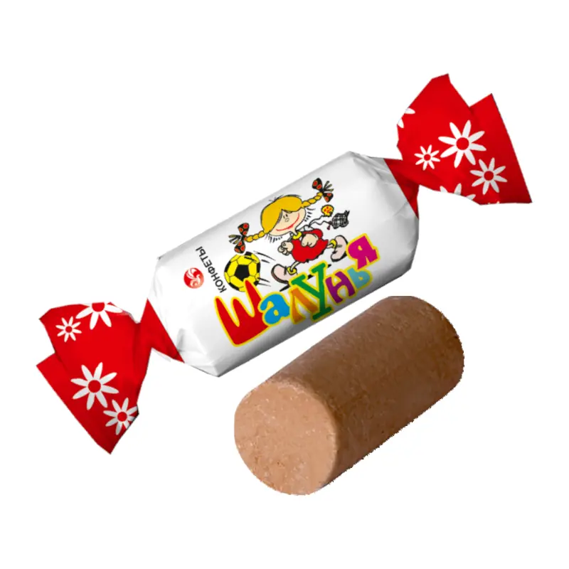 Neglazētas konfektes "Шалунья" "BAYAN SULU" batoniņi