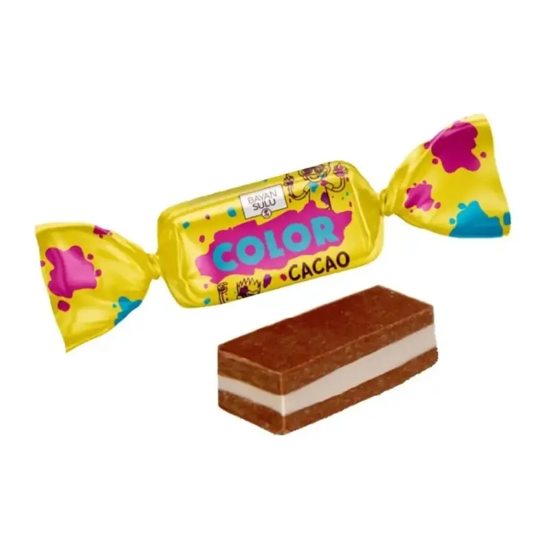 Шоколадные конфеты "Bayan Sulu" "Color cacao" пралиновые
