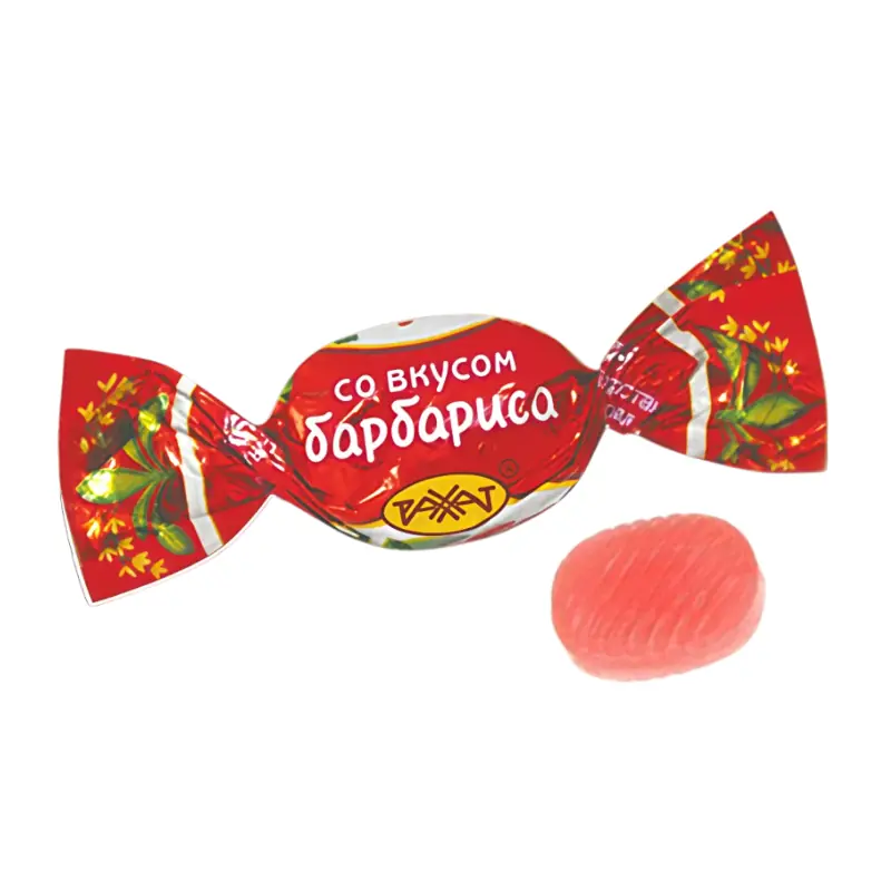 Конфеты карамель "РАХАТ" "Со вкусом барбариса" со вкусом горной ягоды