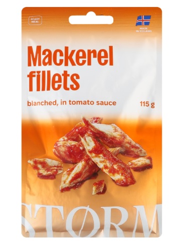 Blanšēta makreles fileja tomātu mērcē