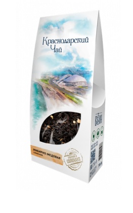 Krasnodaras melnā tēja, ingvera-medus simfonija