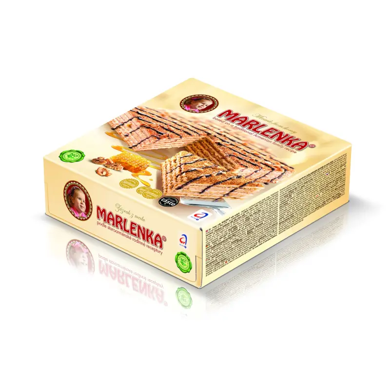 Медовый торт MARLENKA с грецкими орехами