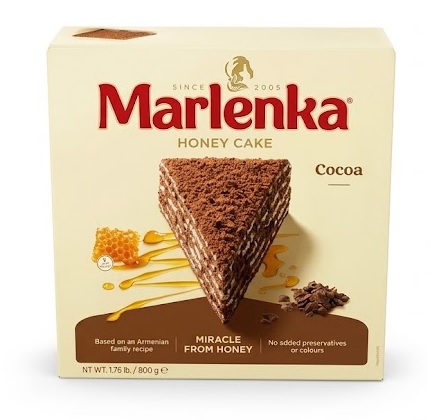 Medus torte MARLENKA ar kakao
