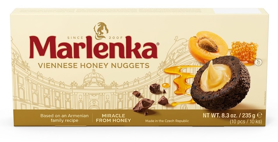 Абрикосовые медовые шарики Marlenka