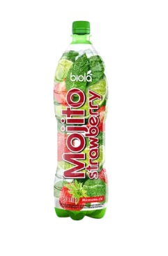 Mojito zemeņu bezalkoholiskais dzēriens