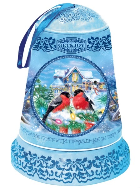 Музыкальный колокольчик "Зимние птицы" с чаем