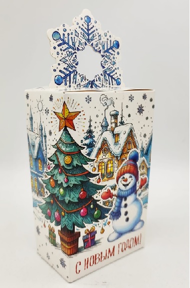 Новогодний подарочный набор конфет "Снежинка" ассорти