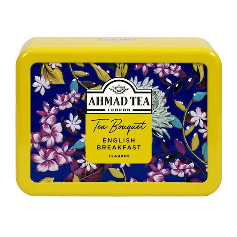 AHMAD tea Bouquet English Breakfast Caddy in foil bags 10x2 g