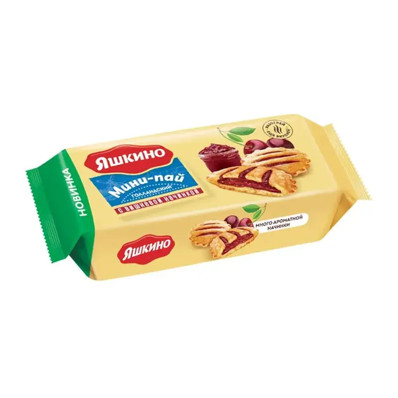 Mini holandiešu pīrāgs ar ķiršu pildījumu "Yashkino"