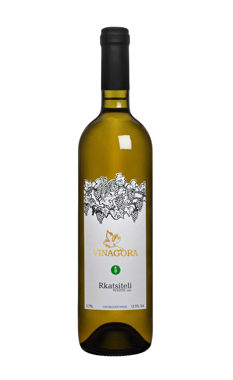 Vinagora Rkatsiteli (Dry White Wine) 12% 0.75L