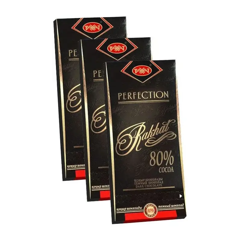 Dark chocolate "RAKHAT" "PERFECTION" 80% cocoa