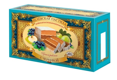 Belevskaya blueberry pastila without sugar